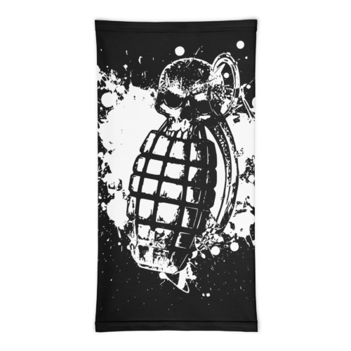all over print neck gaiter white front 65d765dcedcd2
