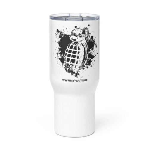 travel mug with a handle white 25 oz front 65d78c287fda3